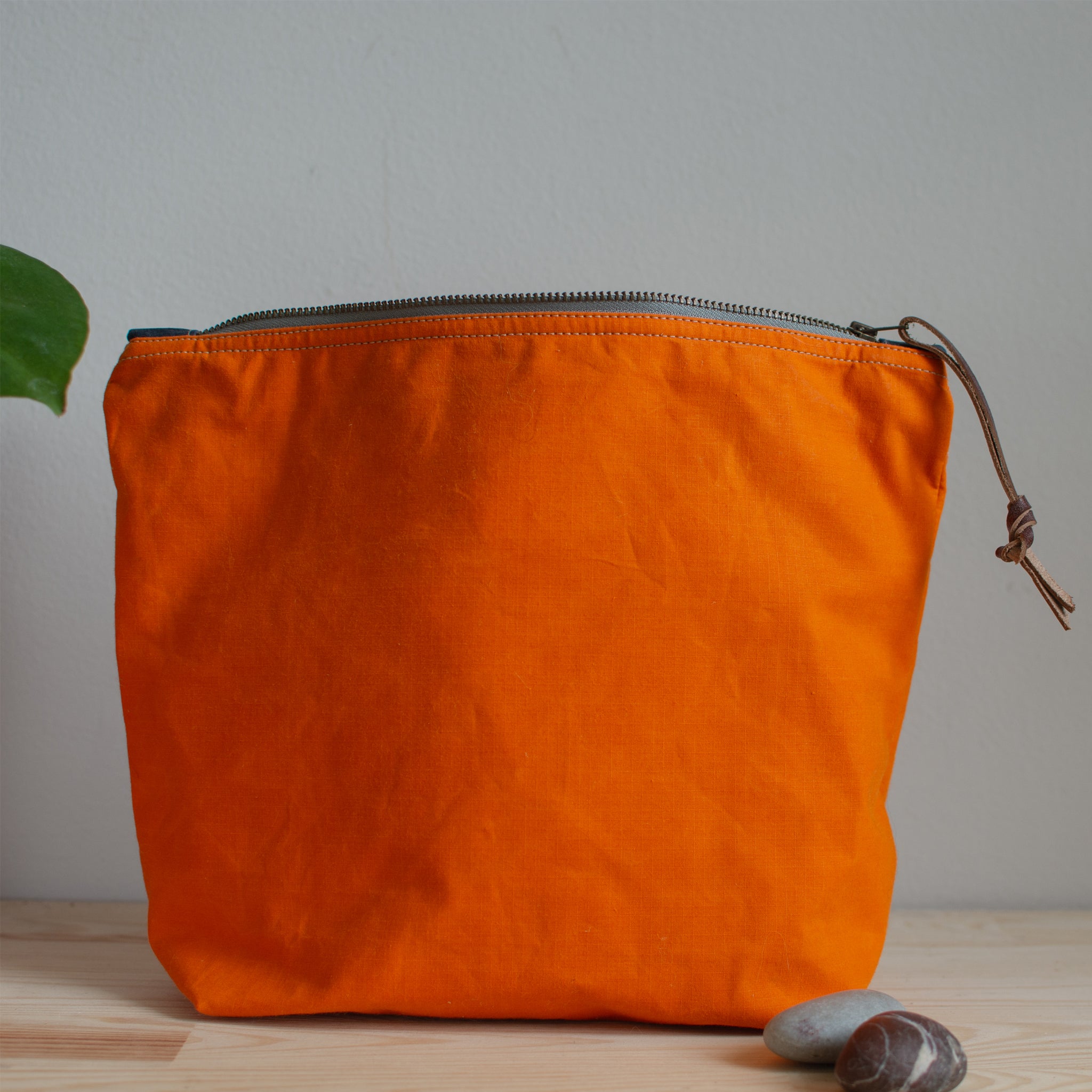 Large Wash Bag - Orange Ripstop