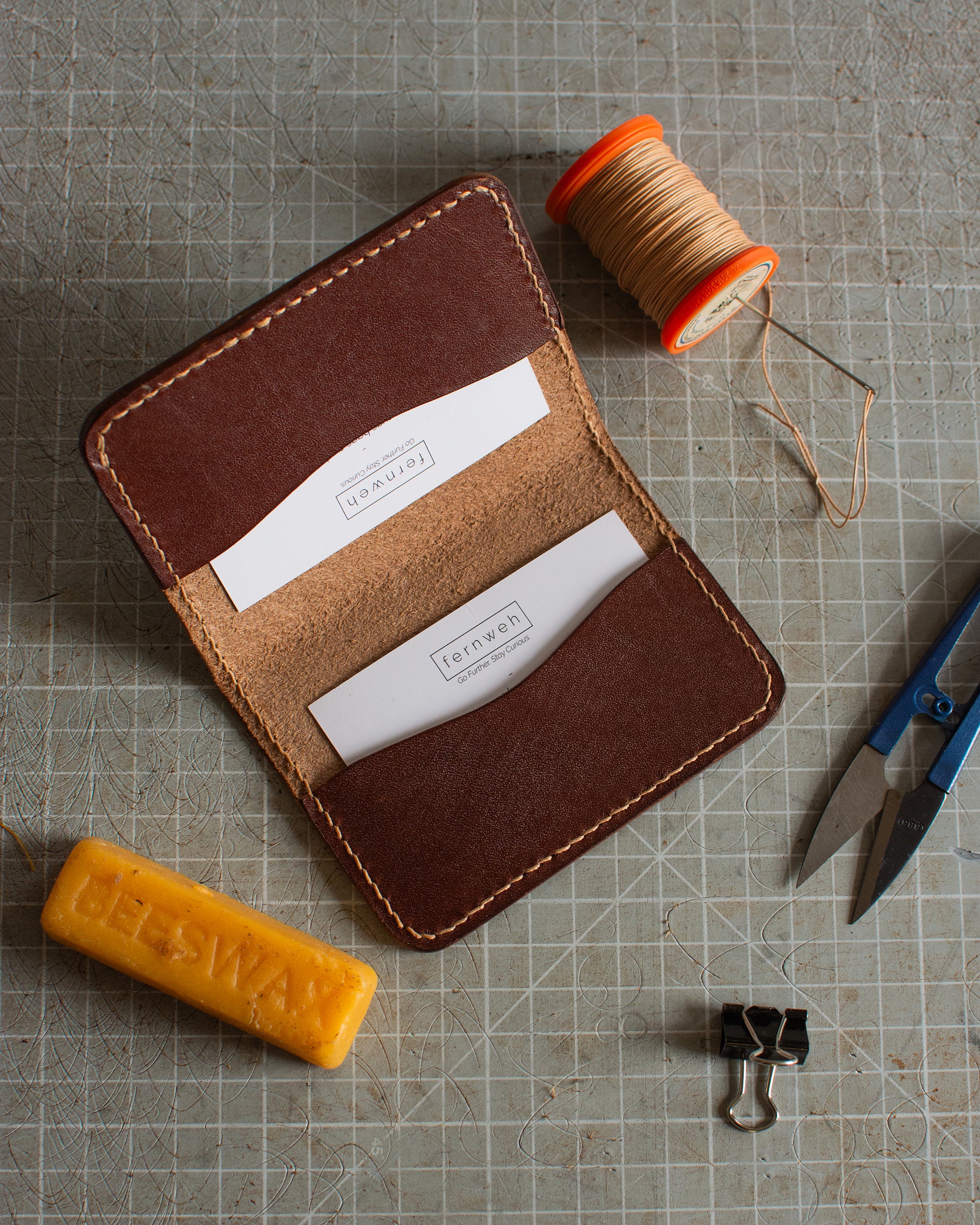 Workshop - Sew Your Own Leather Card Wallet