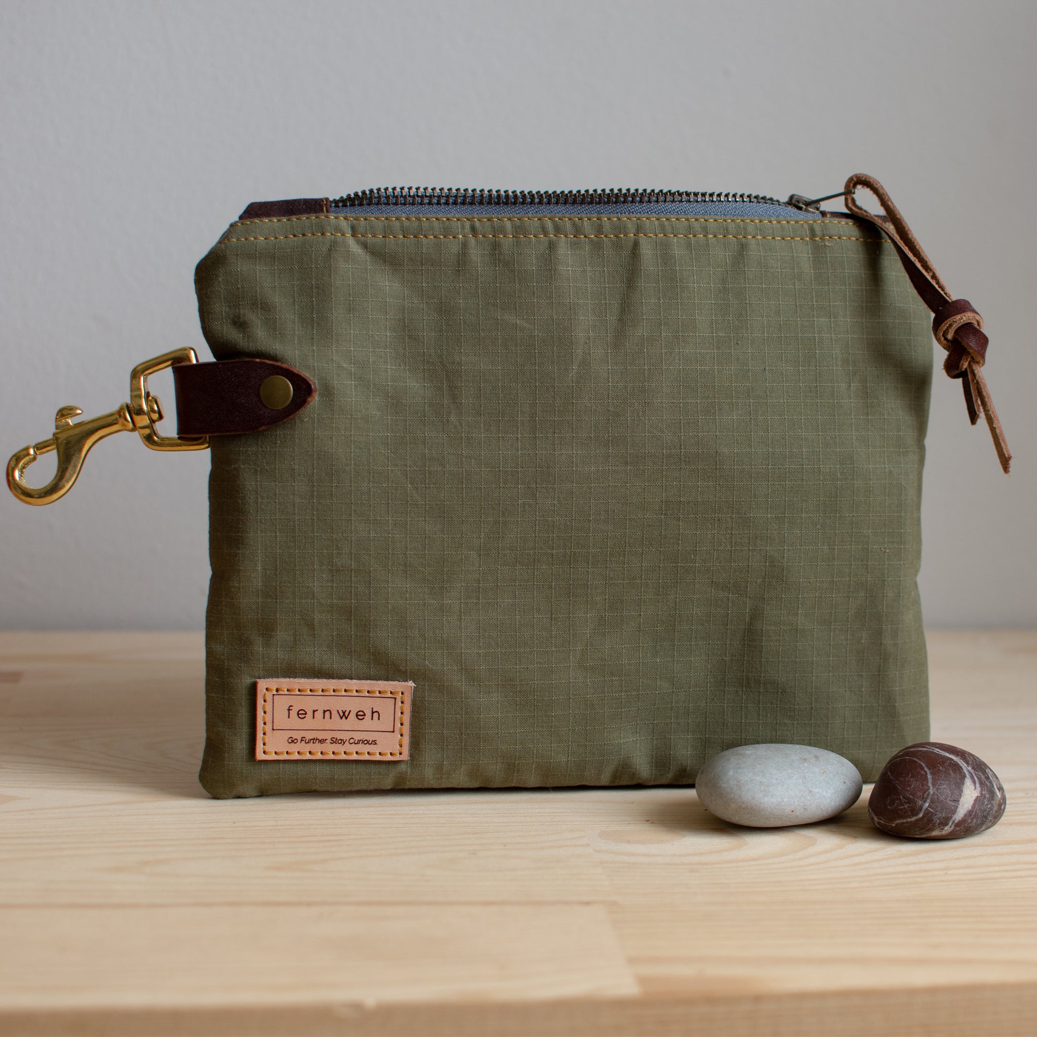 Zero Waste MEALL Adventure Pouch -  Sage Ripstop