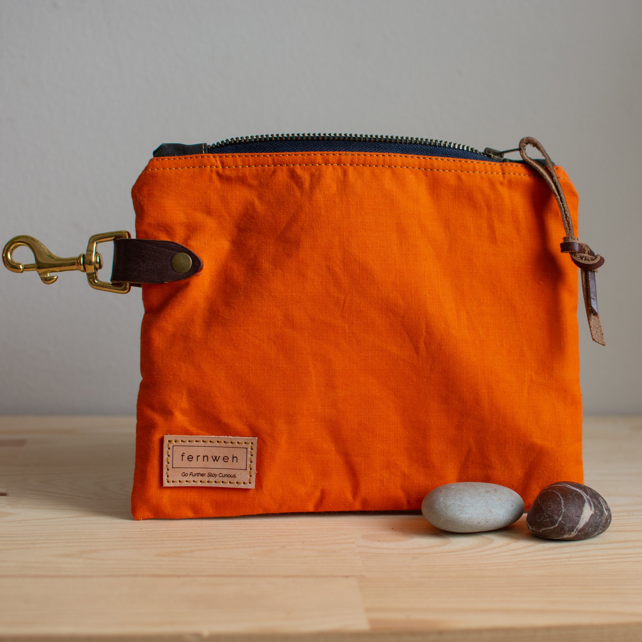 Zero Waste MEALL Adventure Pouch -  Orange Ripstop