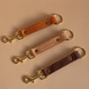 Leather Key Clip - Various Shades